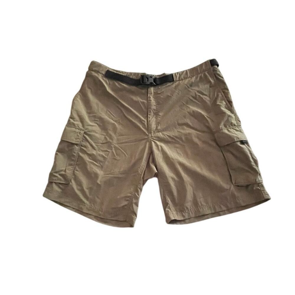 EMS Camp Cargo Shorts Men’s 40 EUC Trail Hiking Belted Nylon Utility Pockets